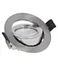 Einbau-LED-Spot 6 W Flat, 400 Lumen, CCT-Schalter (2700 K/3000 K/4000 K), schwenkbar, IP65, dimmbar, CRI90, Stahlgehäuse, Lochgröße 68–72 mm, 2 Jahre Garantie