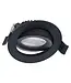 Einbau-LED-Spot 6 W Flat, 400 Lumen, CCT-Schalter (2700 K/3000 K/4000 K), schwenkbar, IP65, dimmbar, CRI90, schwarze Leuchte, Lochgröße 68–72 mm, 2 Jahre Garantie