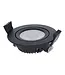 Inbouw LED Spot 5/7w Luxe, 475/665 Lumen, CCT + DimToWarm Switch (2300K/3000K/4000K + Dim To Warm), Kantelbaar, IP65, Dimbaar, Zwart Armatuur, Gatmaat 70mm, 3 Jaar Garantie