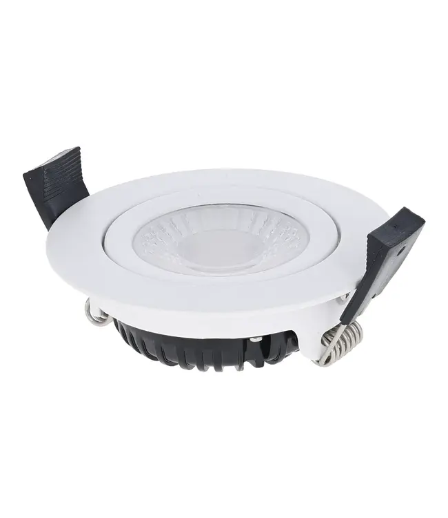 Einbau-LED-Spot 5/7 W Luxus, 475/665 Lumen, CCT (2700 K/3000 K/4000 K), schwenkbar, IP65, dimmbar, weiße Leuchte, Lochgröße 70 mm, 3 Jahre Garantie