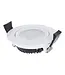 Inbouw LED Spot 5/7w Luxe, 475/665 Lumen, CCT (2700K/3000K/4000K), Kantelbaar, IP65, Dimbaar, Wit Armatuur, Gatmaat 70mm, 3 Jaar Garantie