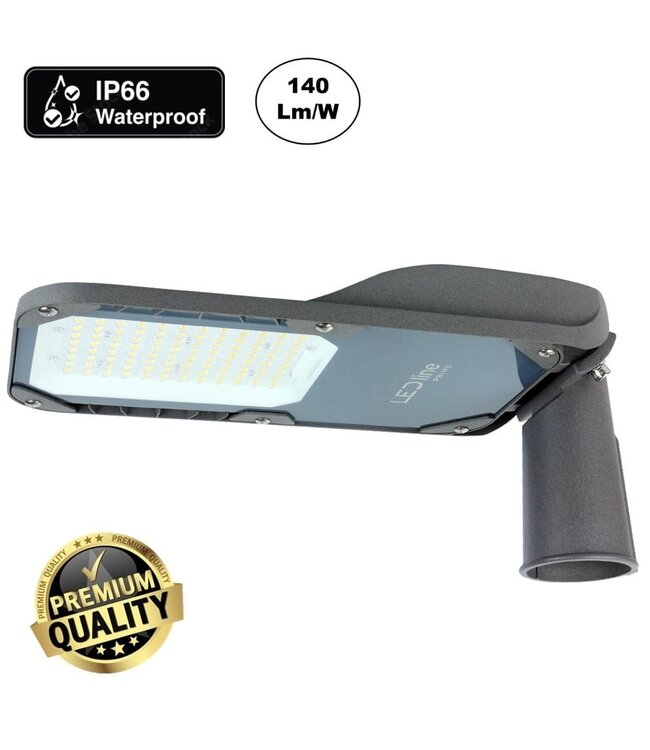 Prime LED-Straßenleuchte 50 W, 7000 lm (140 lm/W), IP66, IK08, 3 Jahre Garantie