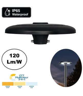 LED-Standlicht 50 W, 6000 Lumen (120 lm/W), CCT-Schalter (3000 K/4000 K/6000 K), IP65, 3 Jahre Garantie