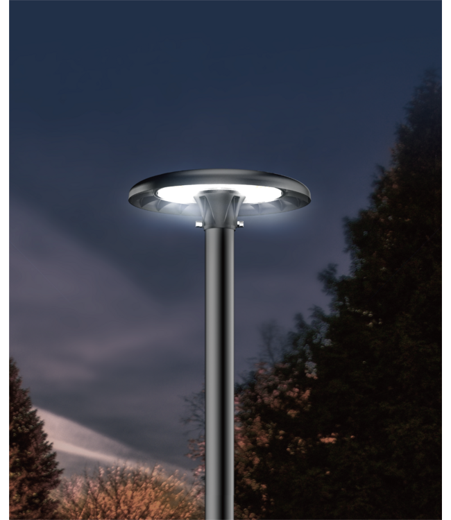 LED Parklamp 50w, 6000 Lumen (120lm/w), CCT-Switch (3000K/4000K/6000K, IP65, 3 Jaar Garantie