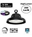 High-Lumen-High-Bay-LED-UFO 70 W/100 W, 14.000–20.000 Lumen, IP65, 1–10 V dimmbar, Philips LED-Treiber, 5 Jahre Garantie
