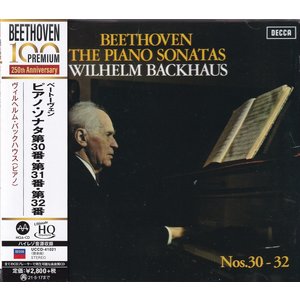 Universal Japan WILHELM BACKHAUS – BEETHOVEN: THE PIANO SONATAS NOS. 30 - 32