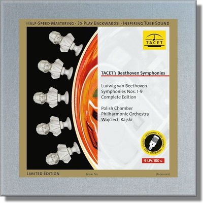Tacet W. RAJSKI & POLISH CHAMBER PHILHARMONIC ORCHESTRA: BEETHOVEN - SYMPHONIES 1-9 BOXSET