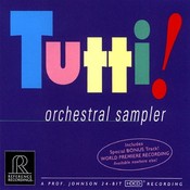 Reference Recordings TUTTI! - ORCHESTRAL SAMPLER