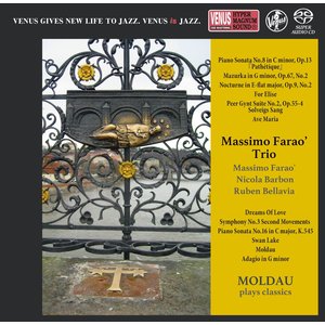 Venus Records MASSIMO FARAÒ TRIO – MOLDAU PLAYS CLASSICS