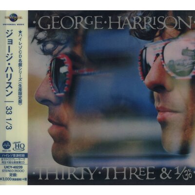 Universal Japan GEORGE HARRISON - THIRTY THREE & 1/3
