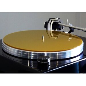 W-Mat Acryl Goud – Platenspeler mat