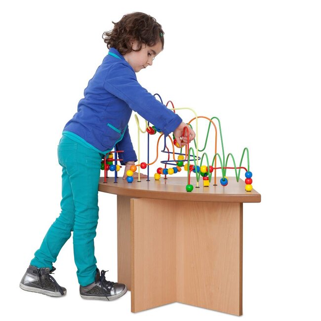 Bead Maze Table for corner installation