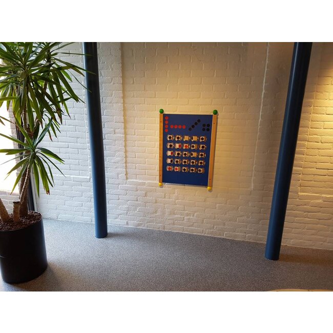 Wall mounted play panel
