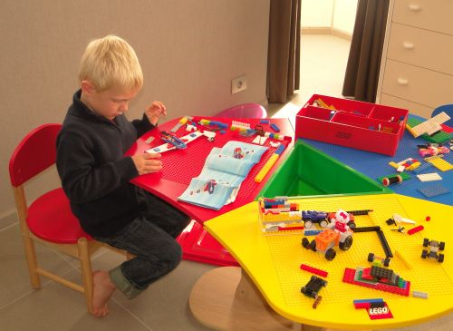 play corner for children in the living room