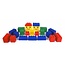 SoftBlocks Rubber Building Blocks for Kids - Safe & Flexible Bricks  - 42 pc