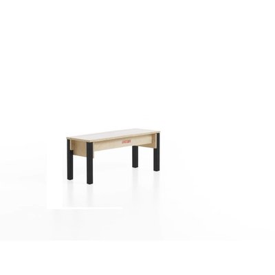 vidaXL Werkbank 80x55x81,5 cm massief beukenhout en metaal