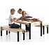 Children's Play Table with storage and 2 benches