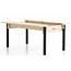 JunkTrunk Grande Table Enfant avec 2 bancs assortis