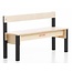Child's Bench with Backrest