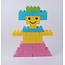 SoftBlocks grote zachte foam bouwblokken set - 50 stuks nordic colors