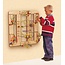 Kralenwand groot – houten motoriek speelwand met kralenframe