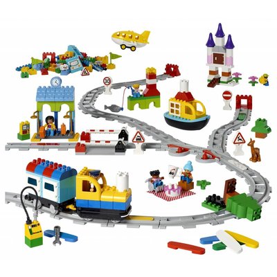 Jeux de construction Les Rails Du Train Lego Duplo - Bébé