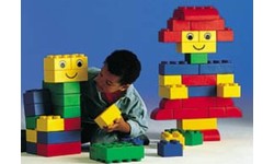 Grote lego blokken verbouwbaar met  de grote blokken van LEGO® Soft