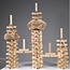 Kapla KAPLA Holzbaukasten mit 280 Holzplättchen und Holzkiste