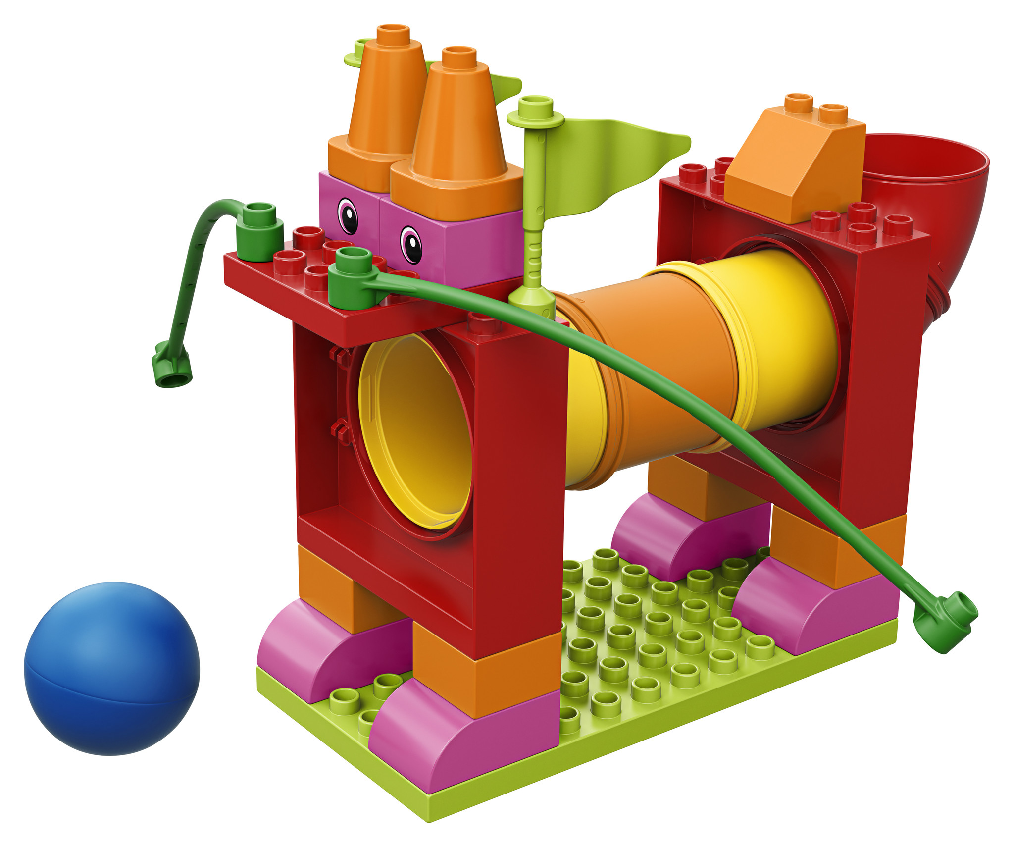 DUPLO - LEGO DUPLO experimenteren met buizen Kinderspel ®