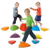 Gonge Stapstenen kind  speelgoed - Voordeelset 9 stuks (of 11 stuks basiskleuren)