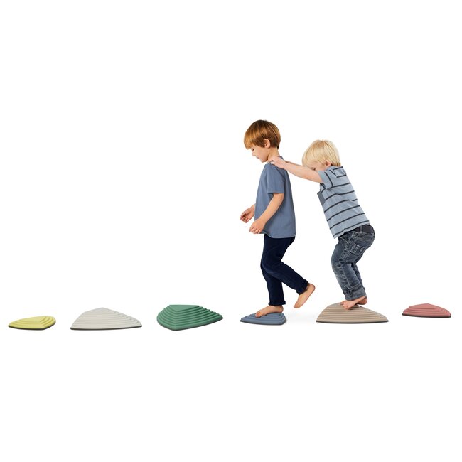Gonge Gonge River Stones Set – Balance Stepping Stones for Kids