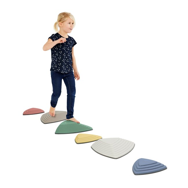 Gonge Rivierstenen set Nordic pastel of Classic set van 6 river stones