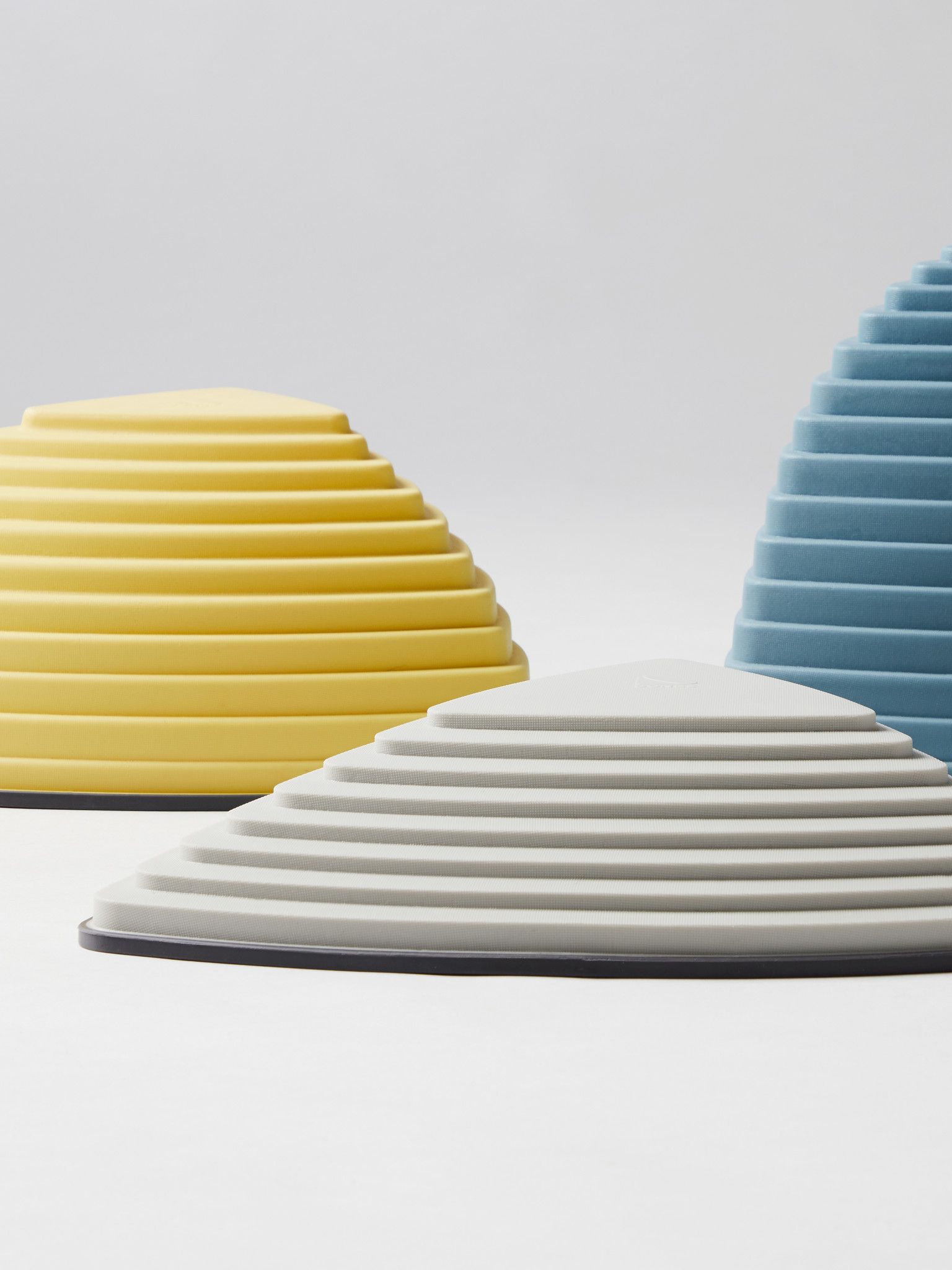 Set De 3 Dômes De Colline Nordiques - Pour Enfants, Hauteurs Différentes (8,5 à 26 Cm), Charge Max 100 Kg, Antidérapants
