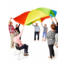 Gonge Schwungtuch Kinder - Regenbogen Fallschirm