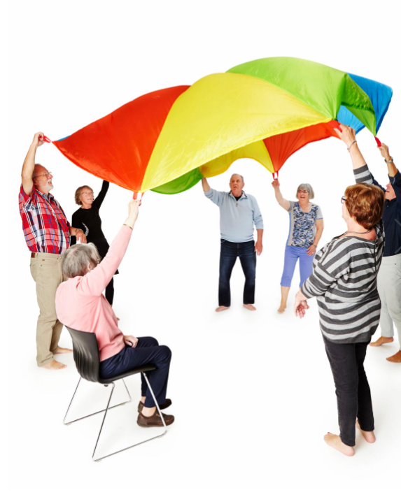 Geloofsbelijdenis Dertig Verantwoordelijk persoon Parachute Spel - groot regenboog dansdoek voor gym en spel - Kinderspel ®