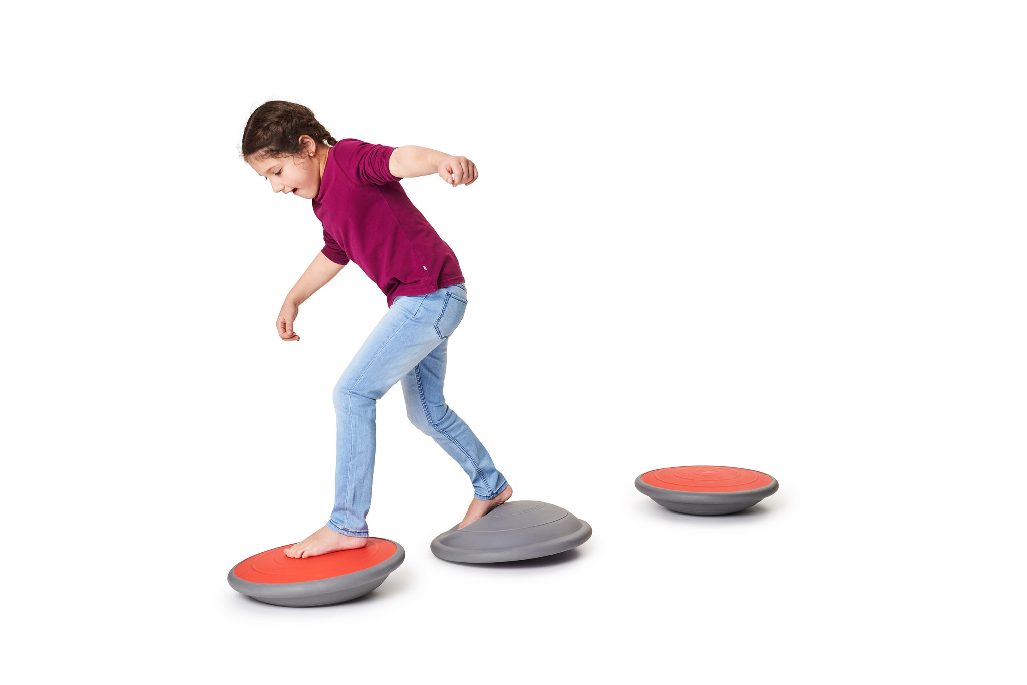 B rose - Balles de Yoga demi-sphère, tremplin pour enfants, jouets  d'équilibre, jeu sensoriel, pour garçons e - Cdiscount Jeux - Jouets
