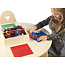 Table for lego with chairs and storage