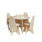 Tafel voor lego met stoeltjes en bouwplaten