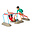 Gonge Mini Parkour Kletterspielzeug