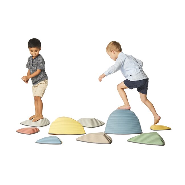 Gonge stapstenen voor kinderen - voordeelset 11 stuks (of 9 stuks nordic)