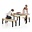 JunkTrunk Table enfant avec rangement