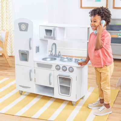 Play kitchen white - wooden toy kitchen