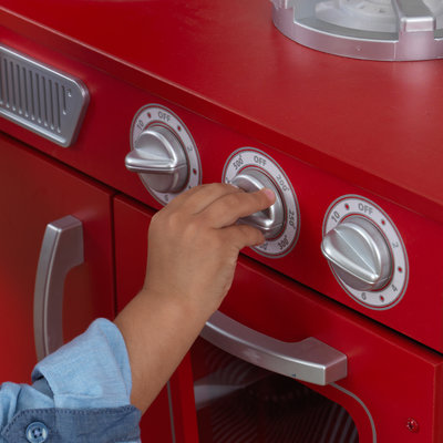 Play kitchen red - red toy kitchen for children