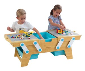 Building table for Lego with storage and 200 bricks