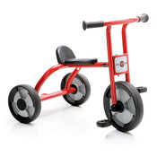 Driewieler met trappers - rode 3-wieler medium voor 3 tot 6 jaar