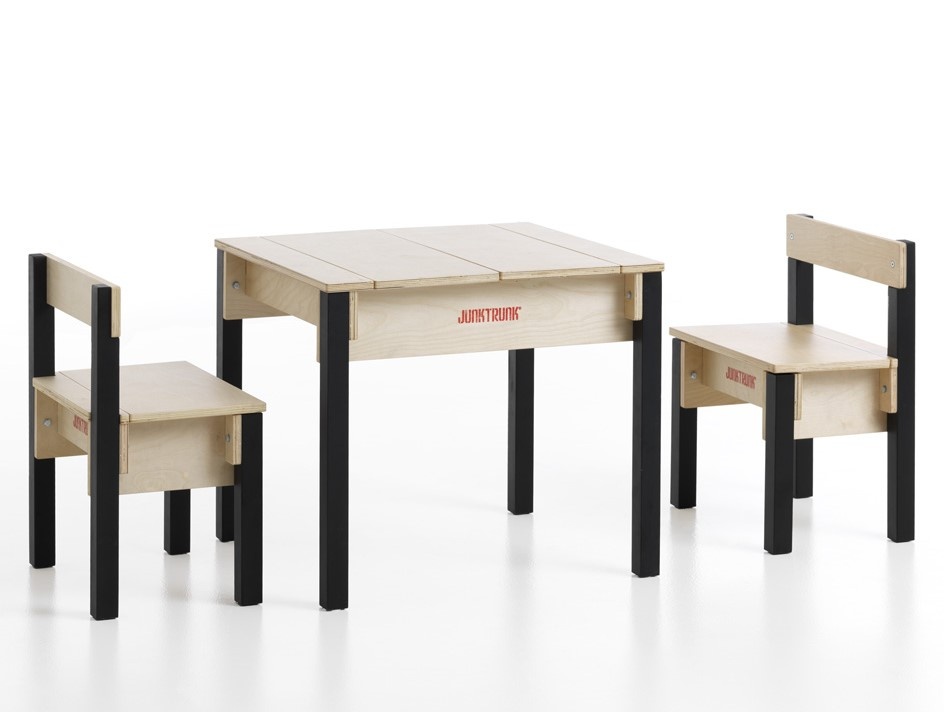 Table pourLego avec 4 chaises, bac de rangement et ensemble de
