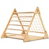 Pikler Klimdriehoek  - houten peuter klimdriehoek Montessori met klimnet, klimwand en rek