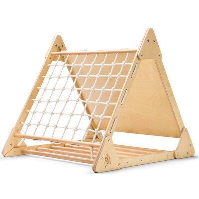 Pikler Wooden Climbing triangle large 3 in 1 Montessori climber large