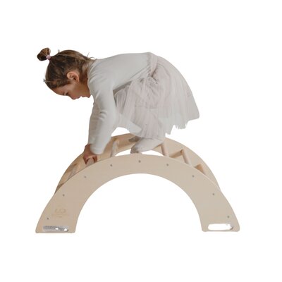 Pikler Wooden Climbing arch - Montessori Climbing Arch Rocker Pikler