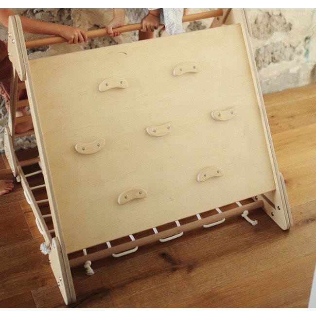 Pikler Triangle d'escalade Montessori en bois pour bebe et enfant